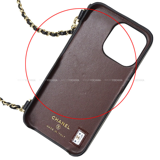 CHANEL シャネル iPhoneケース マトラッセ カードケース付き  