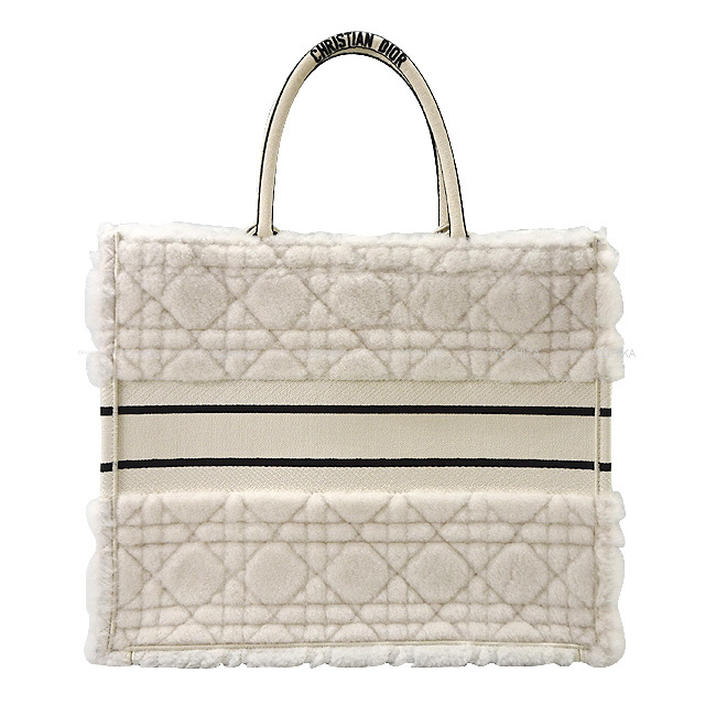 【未使用に近い】DIOR ディオール　ブックトート　ラージ　グレー ディオール / Dior ブックトート ミディアム グレー