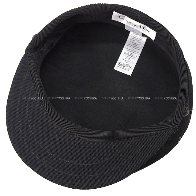 2023年春夏 Dior ディオール キャスケット ロゴ トラベルハット #57 黒