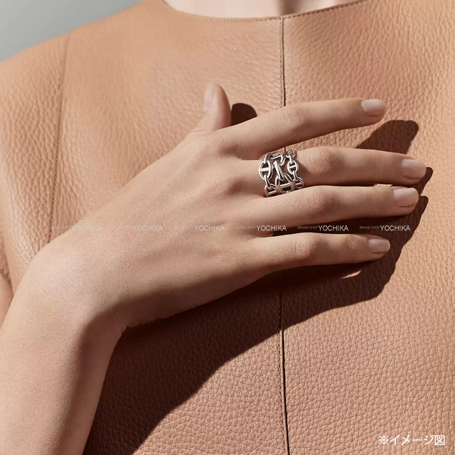 HERMES エルメス リング・指輪 シェーヌダンクル アンシェネ GM #49  