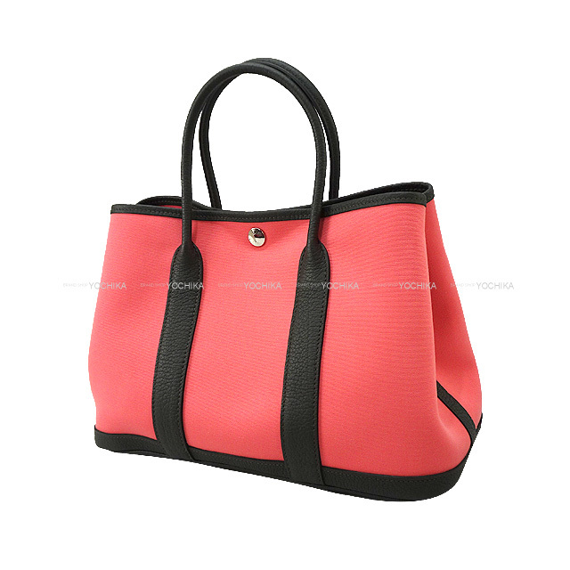 HERMES エルメス トートバッグ ガーデンパーティ 30 TPM ローズアザレ