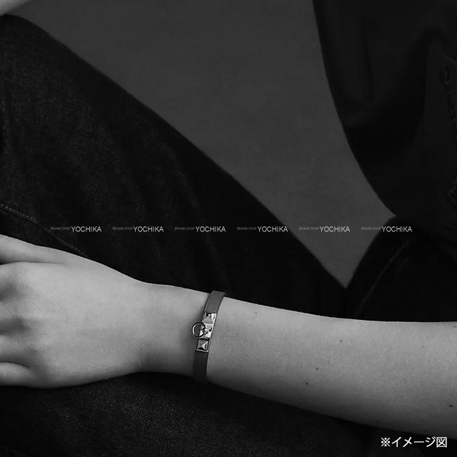 エルメス しがない シャルニエールラージ 金金具総柄ブレスレット 