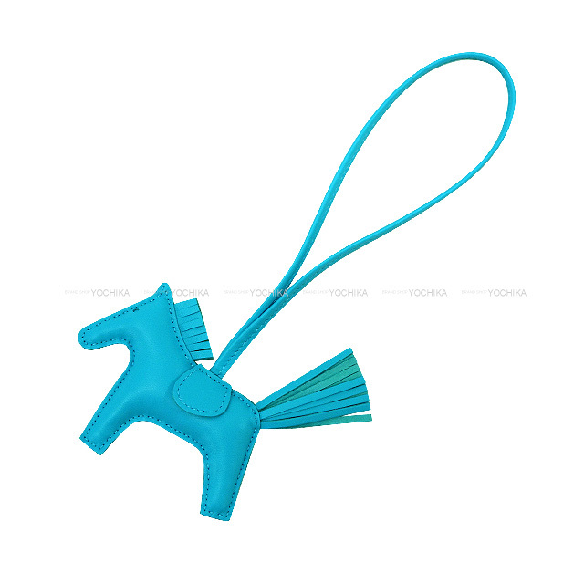 HERMES エルメス バッグチャーム ロデオ PM ソーブルー SO BLUE ブルー  