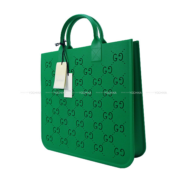 GUCCI グッチ トートバッグ チルドレンズ GG グリーン カットアウト  