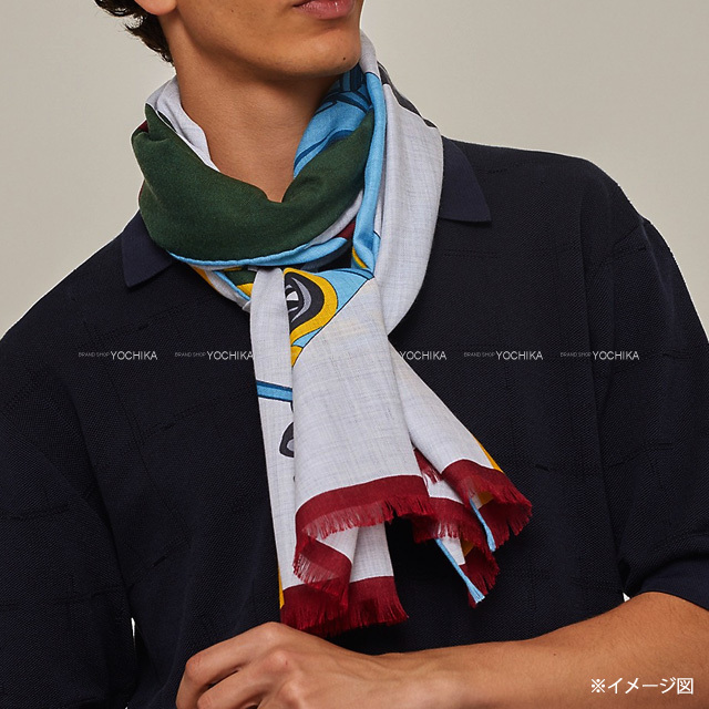 HERMES エルメス レクタングル 《エ・グリ・グリ》 ストール（楽天市場  