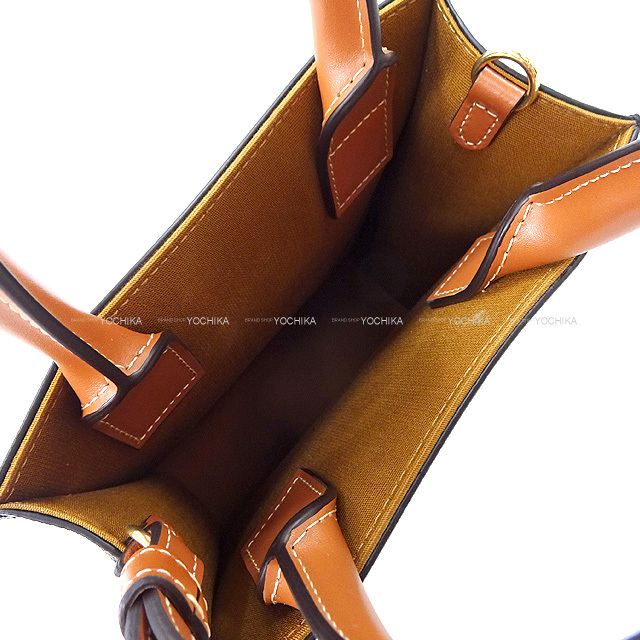 CELINE セリーヌ ショルダーバッグ ミニ バーティカル カバ タン 