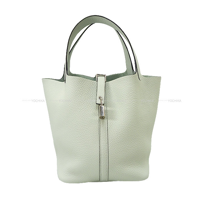 HERMES エルメス ハンドバッグ ピコタンロック 22 MM グリネヴェ