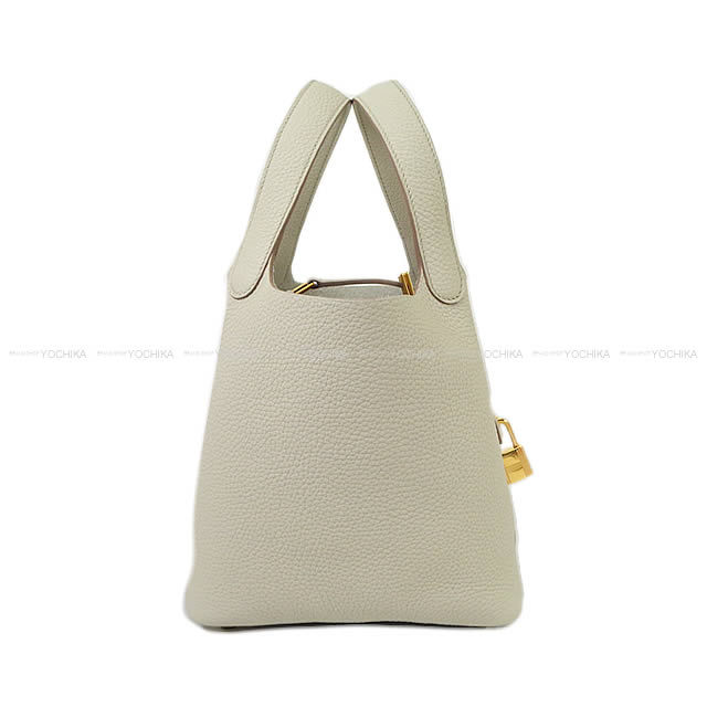 HERMES エルメス ピコタンロック PM W刻印 ブラック 黒 ゴールド