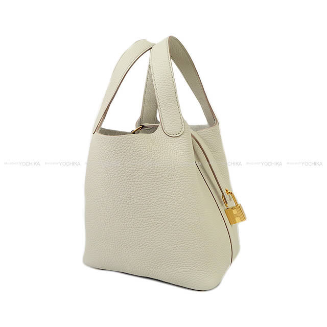 HERMES エルメス ハンドバッグ ピコタンロック 18 PM ベトン
