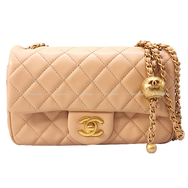 CHANEL シャネル ショルダーバッグ ミニマトラッセ 20 パール  