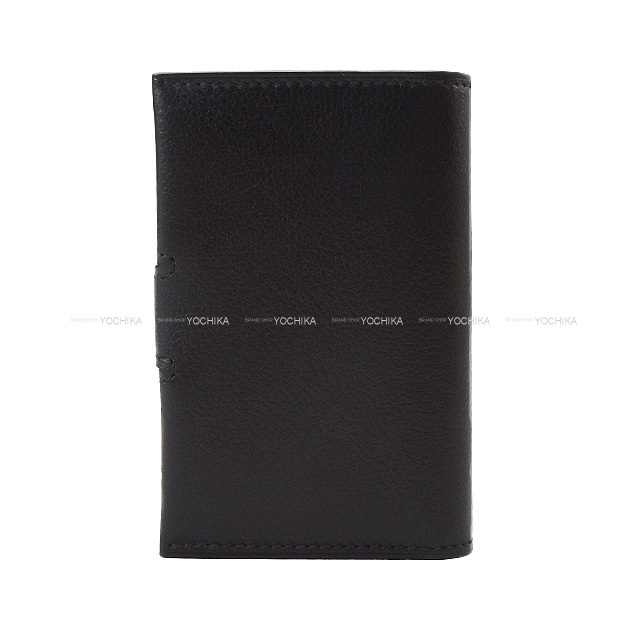 HERMES エルメス カードケース R.M.S ホルダー クルードセル ボタン 黒 