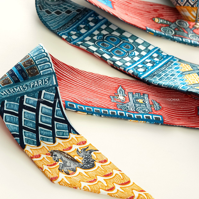 2023年秋冬 HERMES エルメス スカーフ ツイリー スーパーシルク  