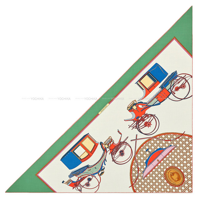 2023年秋冬 HERMES エルメス スカーフ トライアングル ジェアン 折畳み  