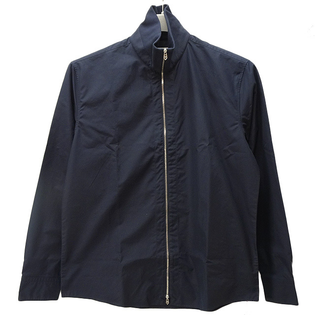 HERMES エルメス メンズ リブ ジップアップ スイングトップ シャツ  