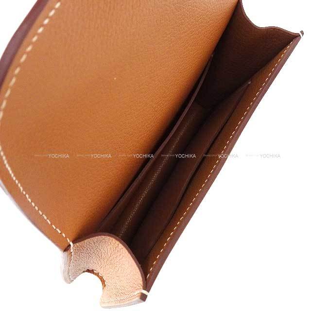 HERMES エルメス 二つ折り財布 コンスタンス スリム バイカラー