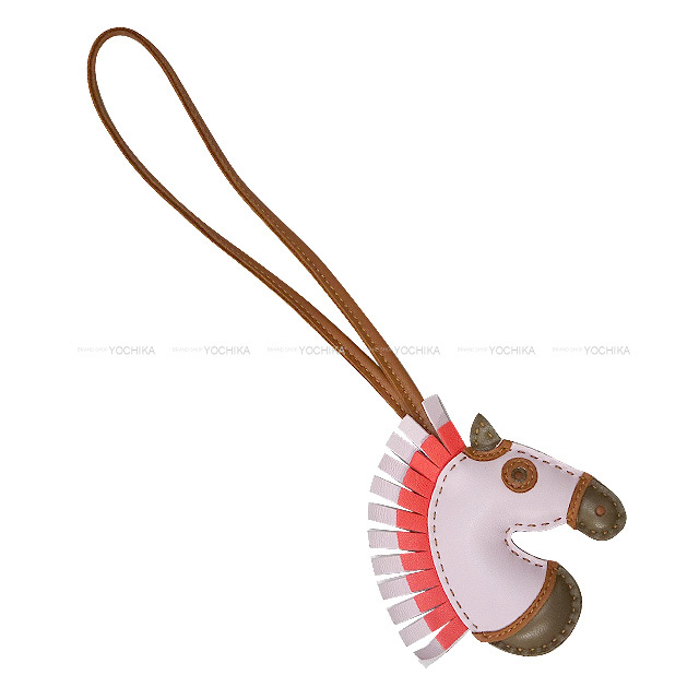 HERMES エルメス バッグチャーム ジージー カマイユ モーヴペール