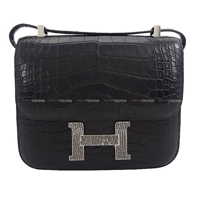 HERMES エルメス ショルダーバッグ コンスタンス3 24 MM 黒 (ブラック  