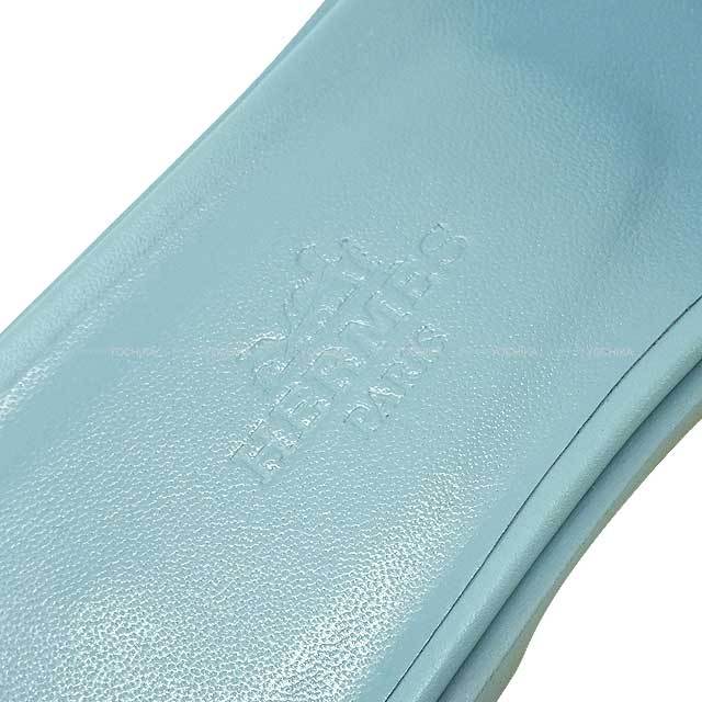 HERMES エルメス サンダル オラン シエル カーフ #36 新品未使用