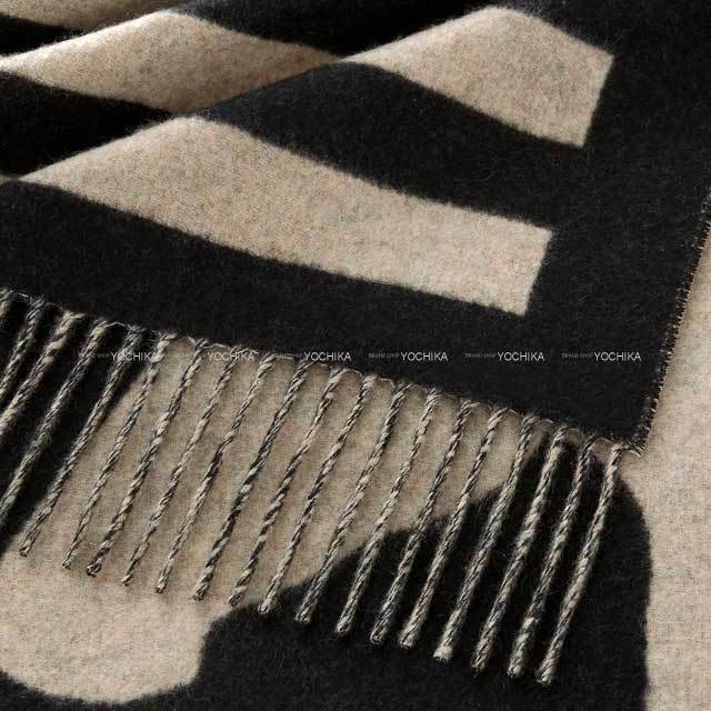 2023年 秋冬 新作 HERMES エルメス マフラー ラブストーリー 黒  