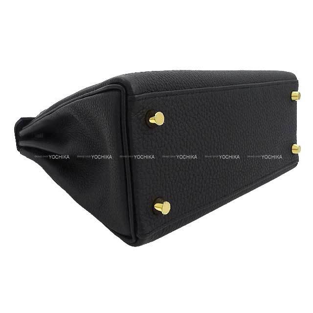 HERMES エルメス ショルダーバッグ ケリー25 内縫い 黒 (ブラック