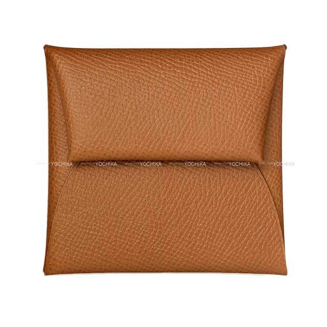 HERMES エルメス コインケース バスティア ヴェルソ ゴールド/ヴェール  