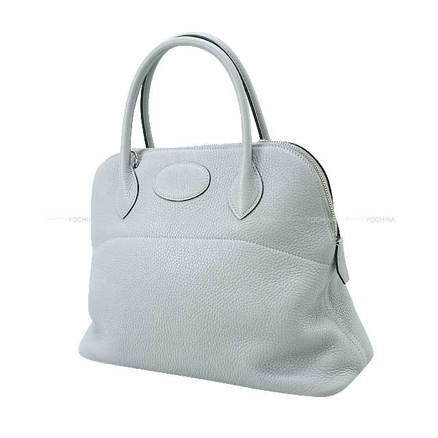 未使用品◎HERMES エルメス ボリード31 シルバー金具 トリヨンクレマンス 2WAY ハンド／ショルダーバッグ ブラック Y刻印 箱・保存袋付き フランス製 レディース HERMES（エルメス） 【超美品】エルメス ボリード31 トリヨン