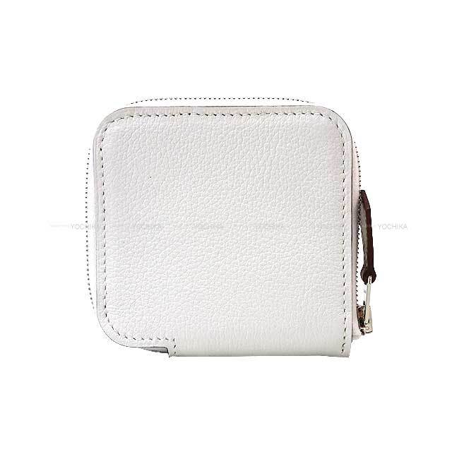 シルクイン コインケース　ホワイト HERMES エルメス コインケース アザップシルクイン ミニ