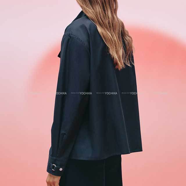 2023年 春夏 HERMES エルメス 長袖シャツ レディース ジップアップ  
