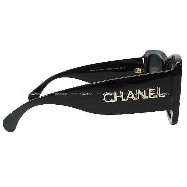 CHANEL シャネル サングラス スクエアシェイプ CCロゴ アイウェア 黒  