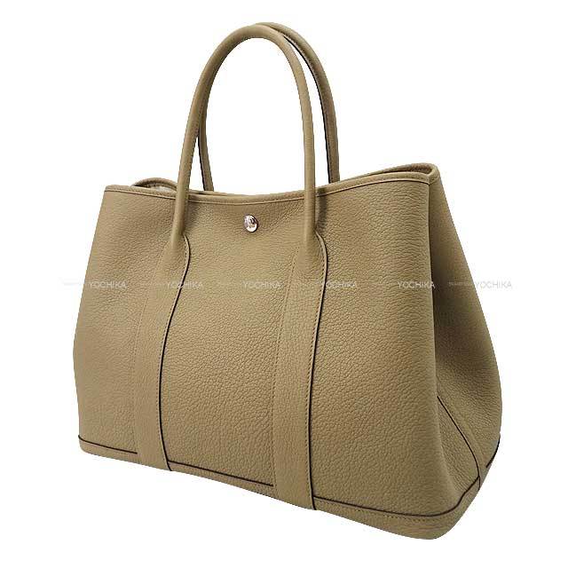 HERMES エルメス トートバッグ ガーデンパーティ 36 PM ベージュ