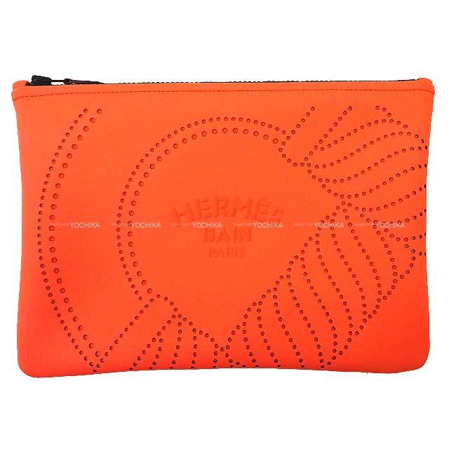HERMES エルメス ポーチ フラットポーチ ネオバン カノエH MM  