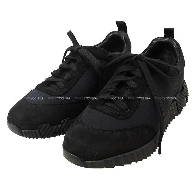 HERMES エルメス スニーカー バウンシング ソーブラック #36.5 黒  