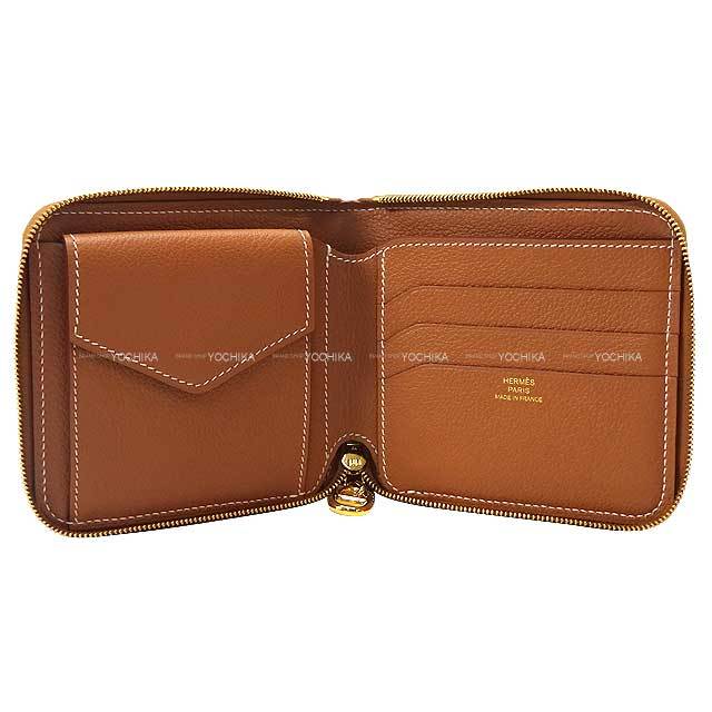 HERMES エルメス 二つ折り財布 ジップアンゴー2 コンパクト  