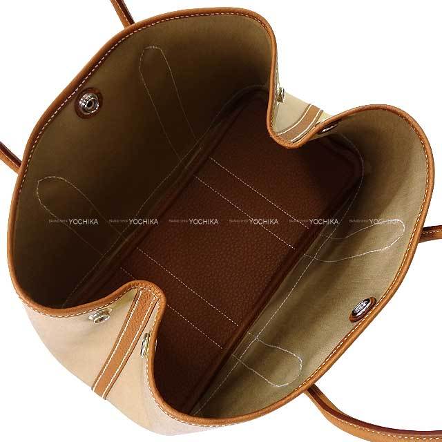HERMES エルメス トートバッグ ガーデンパーティ 30 TPM トレンチ 