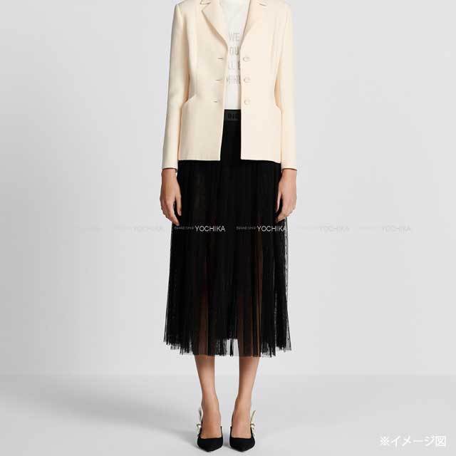 Dior ディオール プリーツスカート スターボタン 美品（クリスチャン  