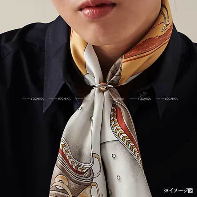 お値下げ！新品 HERMES 弱々しい エルメス スカーフリング 