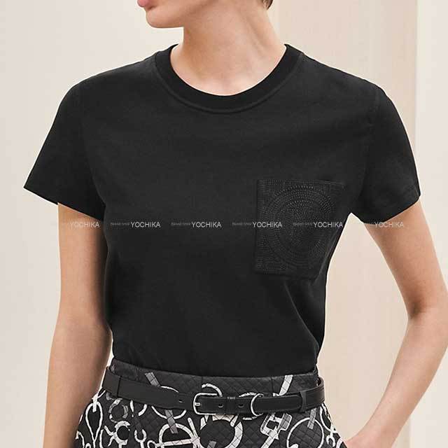 2023年春夏 HERMES エルメス 半袖Tシャツ レディース Hロゴ モザイク  