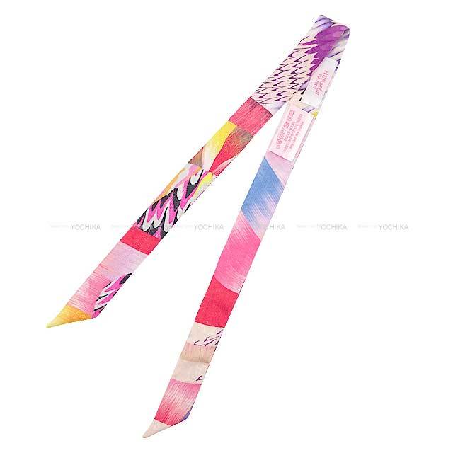 HERMES エルメス スカーフ ツイリードール 京都マーブル ローズ/マルチ  