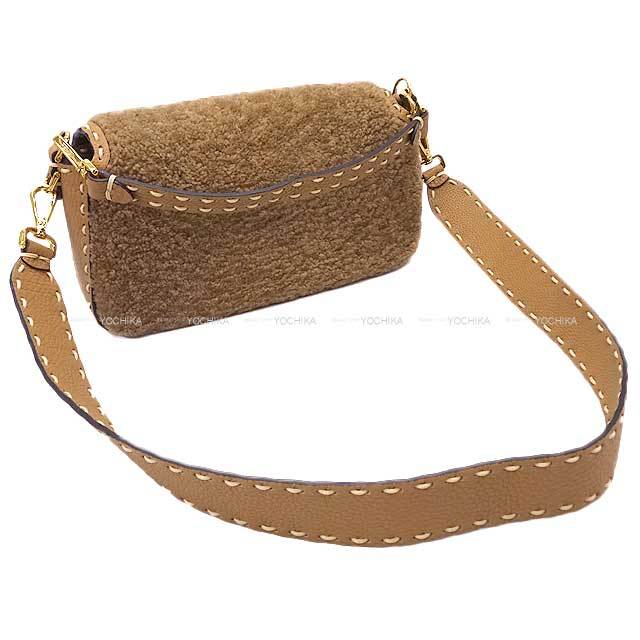 関税送料込★FENDI★バゲットバッグ・ポシェット★BROWN 関税込☆FENDI☆バゲット セレリア バッグ (FENDI/ショルダー