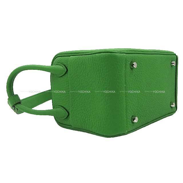 HERMES エルメス ショルダーバッグ リンディ ミニ 20 ヴェールユッカ