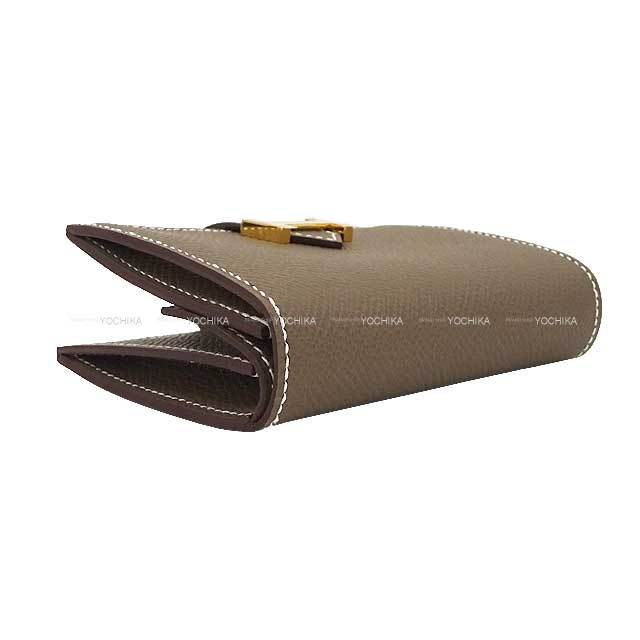 HERMES エルメス 二つ折り財布 ベアンミニ コインケース付き 名刺 