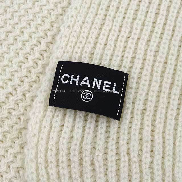 CHANEL シャネル マフラー ストール ロゴ 刺繍 スパンコール  