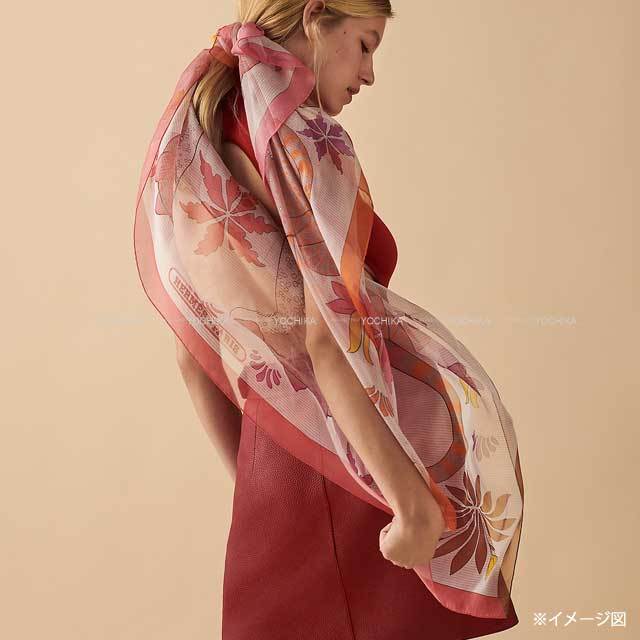 極希少 遠 極美品 エルメス シルクスカーフ モスリン 140アンダーザ 