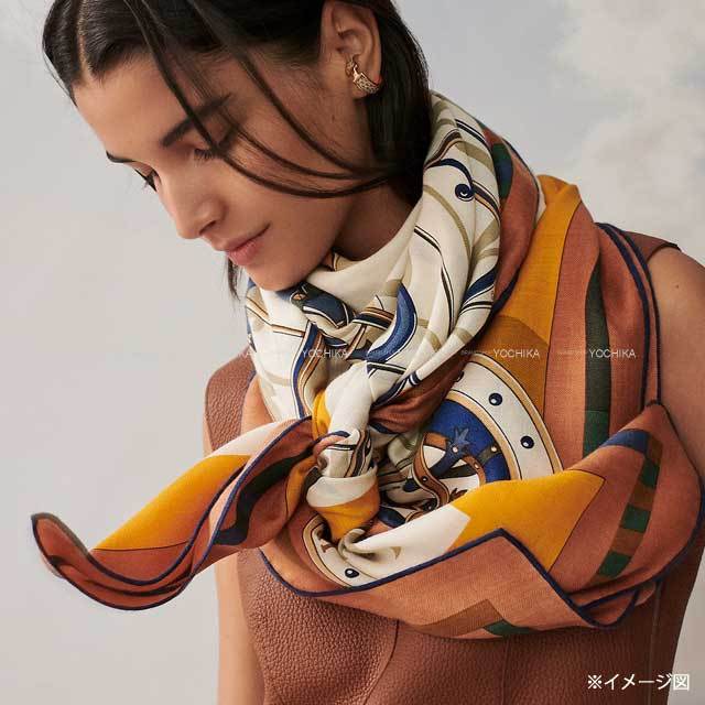 2023年秋冬 HERMES エルメス スカーフ カレ140 ヴォワチュール アン  