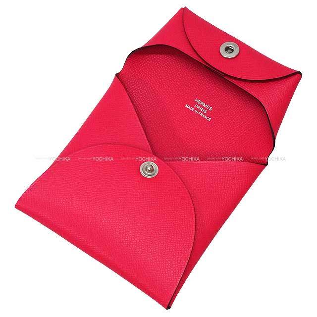 HERMES エルメス コインケース バスティア ローズエクストリーム 