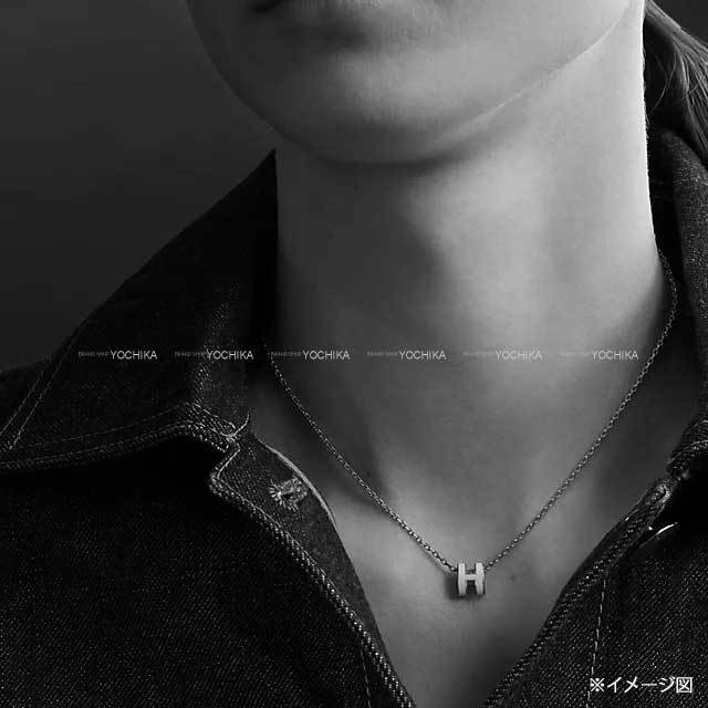 HERMES エルメス ネックレス ミニ ポップアッシュ ライラック (リラ  