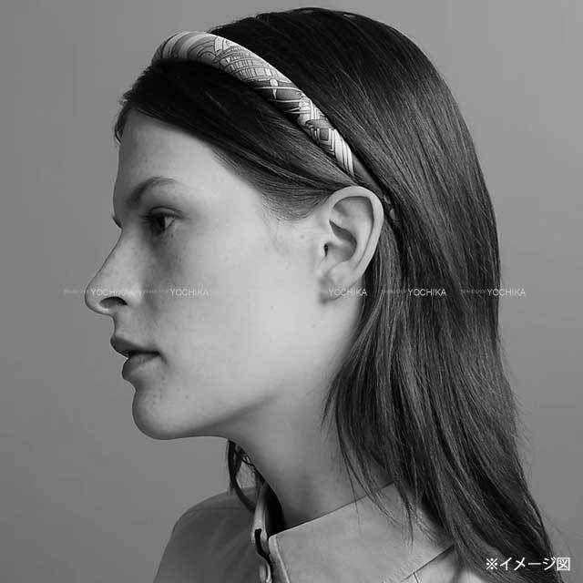 HERMES エルメス ヘアアクセサリー ヘアバンド カチューシャ エルザ  