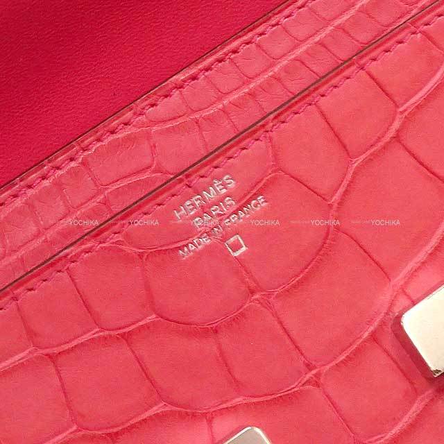 HERMES エルメス 長財布 コンスタンスロング ローズエクストリーム