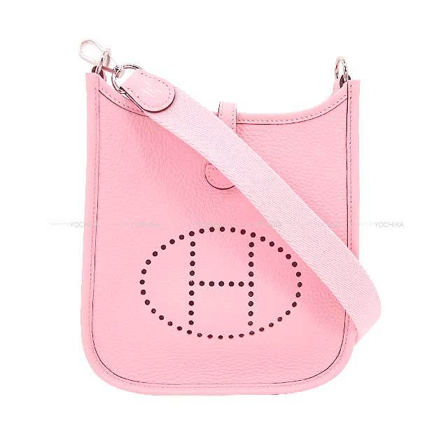 エルメス エヴリンミニ Evelyne16 TPM ローズテキサス/S金具 エルメス ミニエヴリン TPM ローズテキサス トリヨンクレマンス