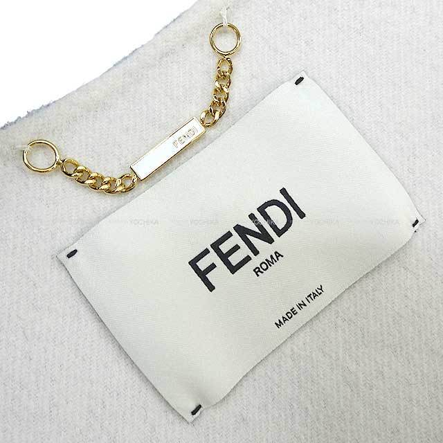 FENDI グレー ファー付きポンチョ サイズ40